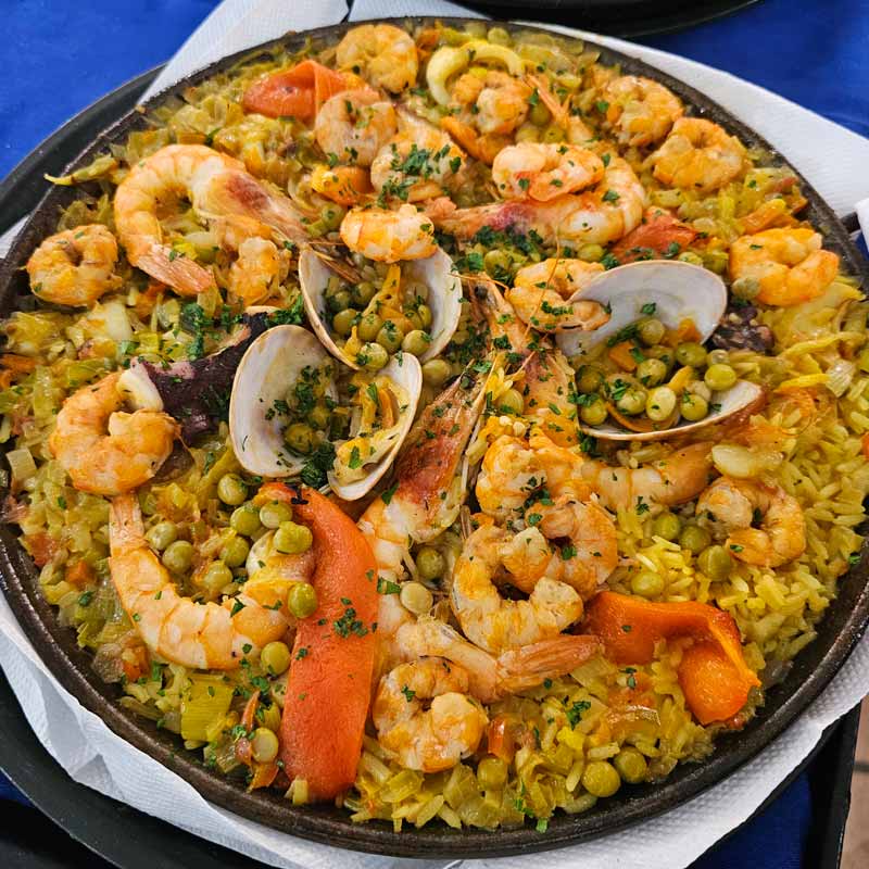 Arroz con datiles del mar