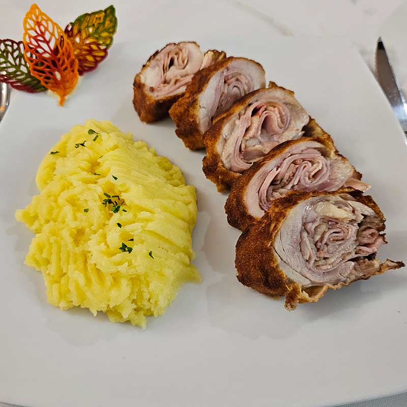 Flamenkines de pollo