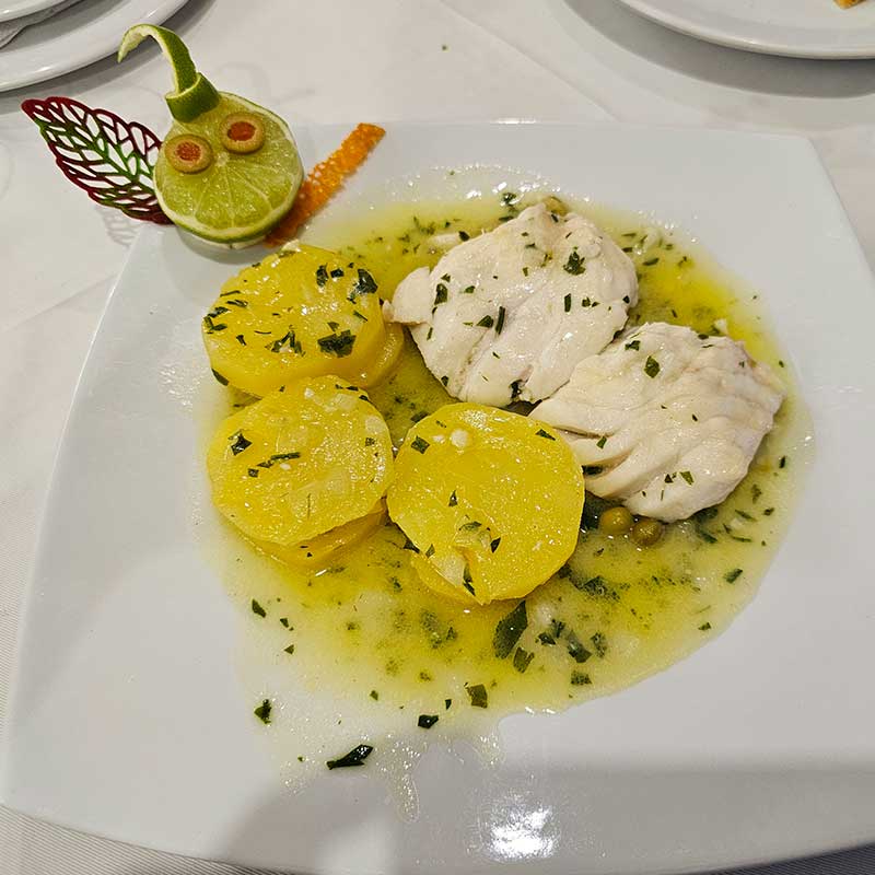 Robalo en salsa verde